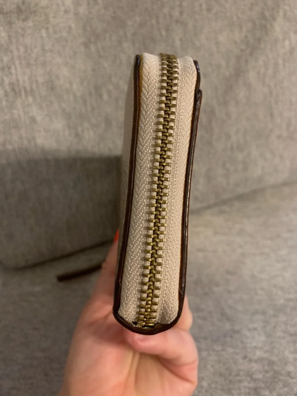 Kate Spade New York Wellesley Neda Metallic Rose Gold Leather Long Zip Wallet - Picture 6 of 16